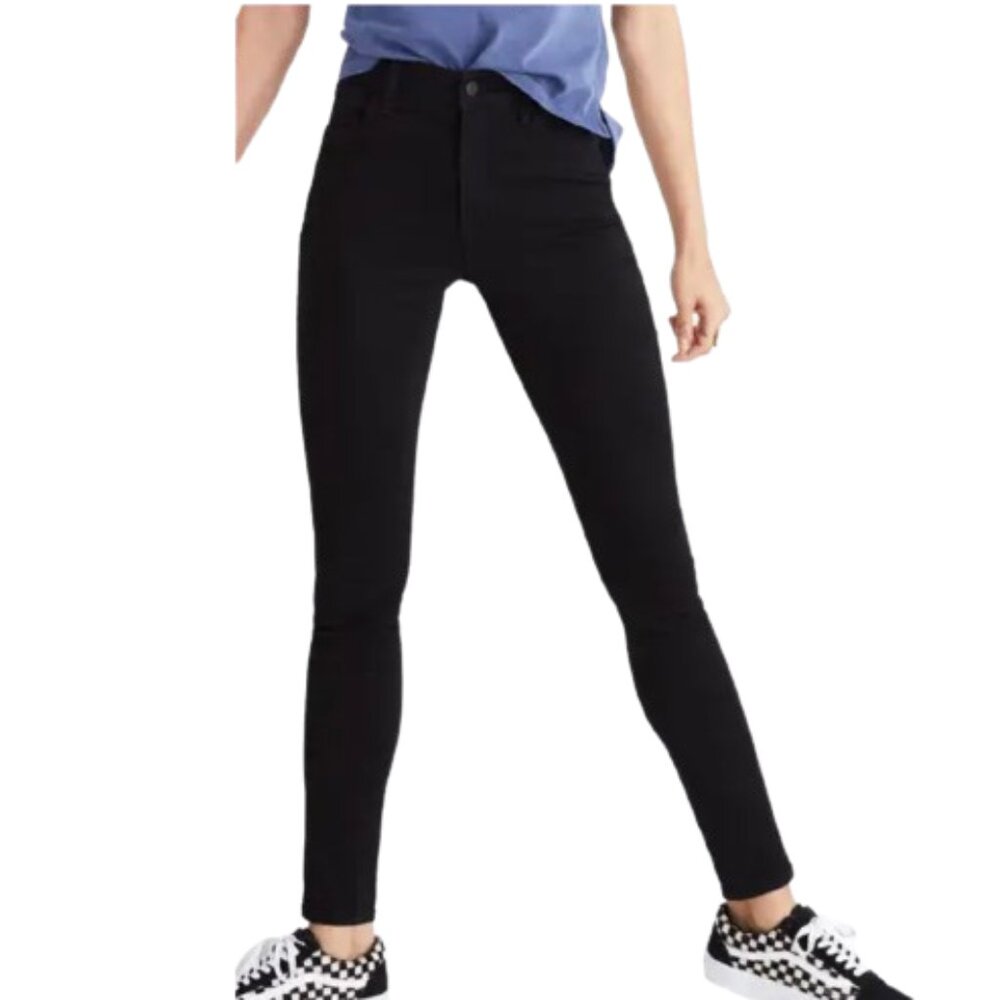 Madewell Roadtripper Black Skinny Jeans 26 EUC